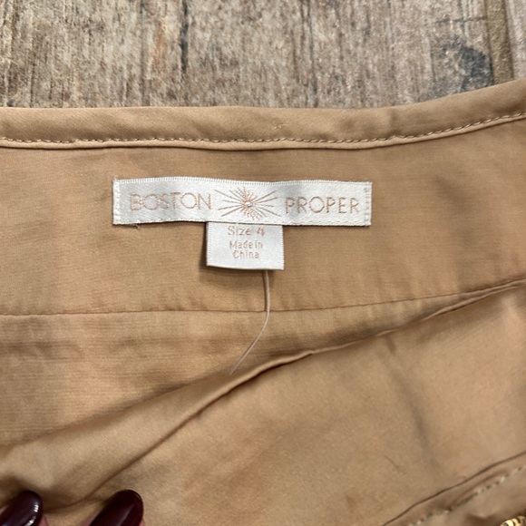 NWT Boston Proper Gold Sequin Miniskirt Size 4 - Picture 2 of 8